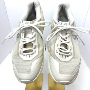 On Running THE ROGER Clubhouse White Sand Yellow Tennis Sneakers Womens 10 EU 42